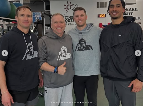 Todd Durkin with pro quarterbacks